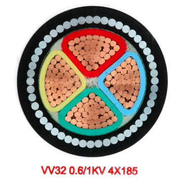 PVC-isolierte Stahldraht gepanzerte Stromkabel (1KV 4-185)